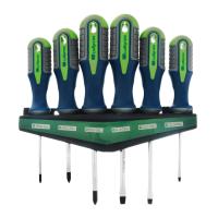 Набор отверток, CrV, трехкомпонентные рукоятки, 6 предметов Сибртех купить в Москве с доставкой по всей России | ProtosMarket.ru