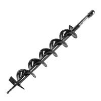 Шнек для грунта E-100, диаметр 100 мм, длина 800 мм,соединение 20 мм, несъемный нож Denzel по ценам производителя в Екатеринбурге с доставкой по всей России