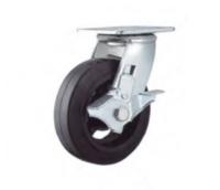 Колесо большегрузное поворотное SCdb 85 250 мм обрезиненное с тормозом (N) по ценам производителя в Екатеринбурге с доставкой по всей России