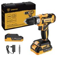 Дрель-шуруповерт аккумуляторная DEKO DKCD20-Li в кейсе, 20В, 2х2.5Ач по ценам производителя в Екатеринбурге с доставкой по всей России