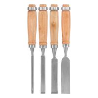 Набор долот-стамесок, 6-12-18-24 мм, плоских, деревянные рукоятки Sparta по ценам производителя в Екатеринбурге с доставкой по всей России