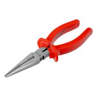 Длинногубцы прямые Econom, 180 мм, шлифованные, пластмассовые рукоятки Matrix по ценам производителя в Екатеринбурге с доставкой по всей России