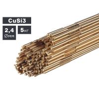 Пруток сварочный TIG, бронза (CuSi3), Ø 2,4 мм, 5 кг по ценам производителя в Екатеринбурге с доставкой по всей России