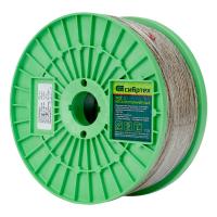 Трос металлополимерный прозрачный ПР-3.0, толщина 3.0 мм, катушка 200 метров Сибртех