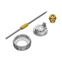 Ремкомплект для краскораспылителя 4 предмета: сопло 2,5 мм, игла, форсунка, зажим сопла Matrix по ценам производителя в Екатеринбурге с доставкой по всей России