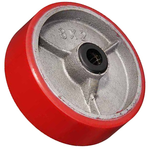 Колесо большегрузное P 46 100 мм полиуретановое на ось (N) по ценам производителя в Екатеринбурге с доставкой по всей России