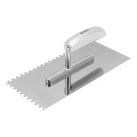 Гладилка из нержавеющей стали, 280 х 130 мм, деревянная ручка, зуб 6 х 6 мм Matrix по ценам производителя в Екатеринбурге с доставкой по всей России