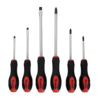 Набор ударных отверток 6 шт, PH1 х 75, PH2 х 100, PH3 х 150, SL5 х 75, SL6 х 100, SL8 х 150, CrV Matrix по ценам производителя в Екатеринбурге с доставкой по всей России