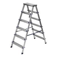 Стремянка двусторонняя 6 ступеней, алюминиевая, Сибртех по ценам производителя в Екатеринбурге с доставкой по всей России