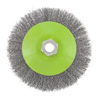 Щетка для УШМ, 125 мм, М14, "тарелка", витая проволока Сибртех по ценам производителя в Екатеринбурге с доставкой по всей России