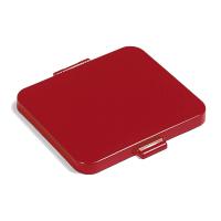 Пластиковая крышка для мусорного мешка для тележки TEDDY 120 л (красный)