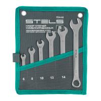 Набор ключей комбинированных 6-17 мм, 6 шт., CrV, матовый хром Stels по ценам производителя в Екатеринбурге с доставкой по всей России