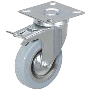 Колесо аппаратное поворотное SCgb 55 125 мм с тормозом (N) по ценам производителя в Екатеринбурге с доставкой по всей России