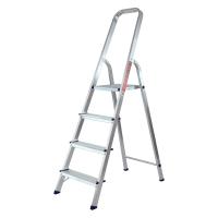 Стремянка усиленная, 4 ступени, алюминиевая, MTX