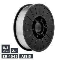 Проволока сварочная MIG, алюминий ER 4043 (AlSi5), Ø 0,8 мм, 2 кг по ценам производителя в Екатеринбурге с доставкой по всей России