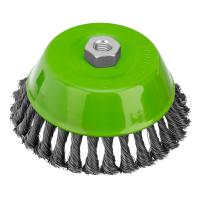 Щетка для УШМ, 150 мм, М14, "чашка", крученая проволока 0.5 мм Сибртех по ценам производителя в Екатеринбурге с доставкой по всей России