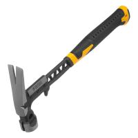 Молоток строительный 450 г, цельнокованый,боек с магнитом, двухкомп. обрезин. рук-ка Denzel по ценам производителя в Екатеринбурге с доставкой по всей России