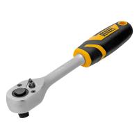 Ключ-трещотка 1/2", 90 зубьев, с быстрым сбросом, CrV Denzel по ценам производителя в Екатеринбурге с доставкой по всей России