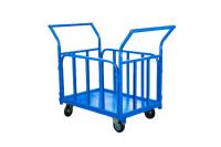 Тележка платформенная TOR ТП-Б (700х1200) с бортами и двумя ручками (колеса 160 мм) по ценам производителя в Екатеринбурге с доставкой по всей России