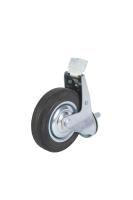 Колесо поворотное SCtB 63 160 мм резина с болтом и тормозом (F) по ценам производителя в Екатеринбурге с доставкой по всей России