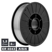Проволока сварочная MIG, алюминий ER 4043 (AlSi5), Ø 1,2 мм, 2 кг по ценам производителя в Екатеринбурге с доставкой по всей России