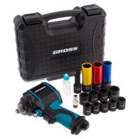 Гайковерт пневматический ударный G985K2, 1/2, 610Нм 9000 об/мин, с набором 17 предметов Gross по ценам производителя в Екатеринбурге с доставкой по всей России