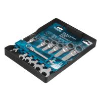 Набор ключей комбинированных с трещоткой, 8-19 мм, 7 шт, шарнирные, CrV Gross по ценам производителя в Екатеринбурге с доставкой по всей России