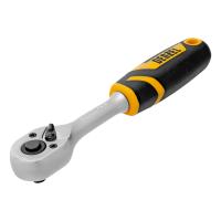 Ключ-трещотка 1/4", 90 зубьев, с быстрым сбросом, CrV Denzel по ценам производителя в Екатеринбурге с доставкой по всей России