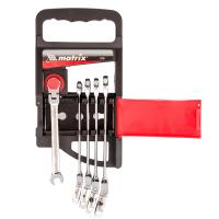 Набор ключей комбинированных, трещоточных шарнирных 5 шт. Matrix по ценам производителя в Екатеринбурге с доставкой по всей России