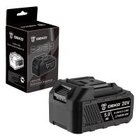 Аккумулятор DEKO R-UNV5.0 CORE, Li-ion, 20В, 5.0А*ч