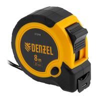 Рулетка 8м х 25мм, двухкомп. корпус, кнопка-пауза Denzel по ценам производителя в Екатеринбурге с доставкой по всей России