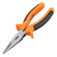 Длинногубцы прямые Comfort, 180 мм, шлифованные, двухкомпонентные рукоятки Sparta по ценам производителя в Екатеринбурге с доставкой по всей России