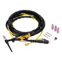 Горелка сварочная TIG WP17V, прямое подключение к баллону, 4 метра Denzel по ценам производителя в Екатеринбурге с доставкой по всей России