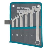 Набор ключей комбинированных 6 шт, 8-17 мм,  антислип Stels по ценам производителя в Екатеринбурге с доставкой по всей России
