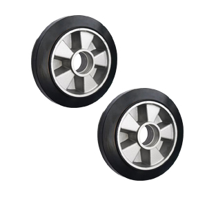 Колесо резиновое 180х50 мм без подшипника для тележек гидравлических BF/BF-III/DF-III/RHP/AC/DF/CW2 по ценам производителя в Екатеринбурге с доставкой по всей России