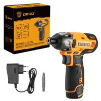 Винтоверт аккумуляторный ударный DEKO DKIS12FU-Li, 12В, 1х2.0Ач