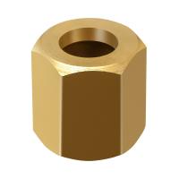 Гайка накидная М12х1,25, латунь по ценам производителя в Екатеринбурге с доставкой по всей России