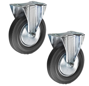 Колесо неповоротное резина FC 63 160 мм (F) по ценам производителя в Екатеринбурге с доставкой по всей России