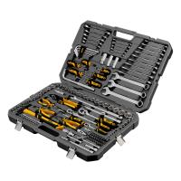 Набор инструментов, 1/2", 1/4", 3/8", CrV, S2, пластиковый кейс, 144 предмета Denzel по ценам производителя в Екатеринбурге с доставкой по всей России