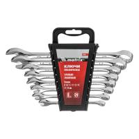Набор ключей комбинированных, 8-19 мм, 8 шт, CrV, полированный хром Matrix по ценам производителя в Екатеринбурге с доставкой по всей России