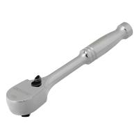 Ключ-трещотка 1/4", CrV, 120 зубьев, цельнометаллический, хром Gross по ценам производителя в Екатеринбурге с доставкой по всей России