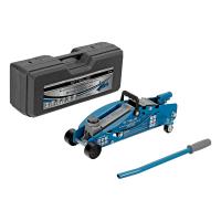 Домкрат гидравлический подкатной с фиксатором, 2.5 т, Safety Pin, 140-385 мм, в кейсе Stels