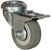 Колесо аппаратное с тормозом под болт М12 120 мм - SChgb 55 купить в Москве с доставкой по всей России | ProtosMarket.ru