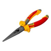 Длинногубцы прямые, диэлектрические рукоятки до 1000 В, трехкомпонентные рукоятки, 205мм Denzel по ценам производителя в Екатеринбурге с доставкой по всей России