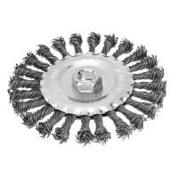 Щетка для УШМ 125 мм, М14, плоская, крученая проволока 0.8 мм Matrix по ценам производителя в Екатеринбурге с доставкой по всей России