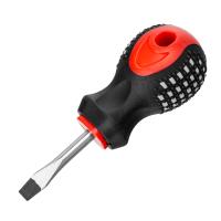 Отвертка Fusion, SL5 х 38 мм, CrV, трехкомпонентная рукоятка "Anti slip" Matrix