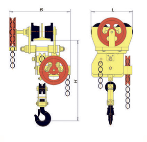 Таль ручная червячная передвижная ТРЧП 10,0 т 12 м по ценам производителя в Екатеринбурге с доставкой по всей России