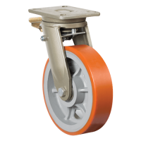 Большегрузное полиуретановое колесо EV 01 VBP 150F-50 по ценам производителя в Екатеринбурге с доставкой по всей России