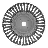 Щетка для УШМ, 200 мм, посадка 22.2 мм, плоская, крученая проволока 0.5 мм Сибртех по ценам производителя в Екатеринбурге с доставкой по всей России