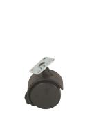 Колесо мебельное поворотное TWPB 50 50 мм с площадкой и тормозом по ценам производителя в Екатеринбурге с доставкой по всей России